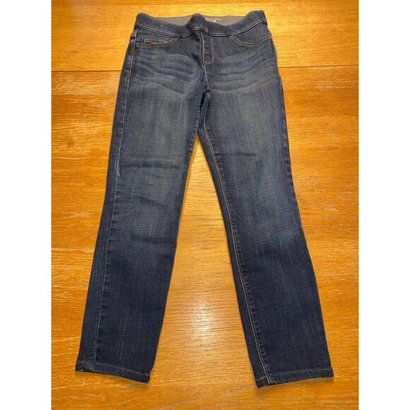 Lee Womens Stretch Denim Legging Jeans Size M Dark Wash - Picture 1 of 4